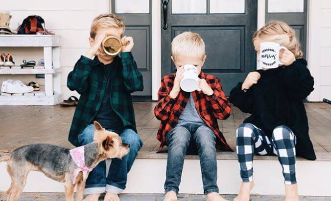 Jaxon Wyatt Cutler with his siblings.